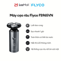Máy cạo râu Flyco FS965VN - Cạo khô và ướt sạc nhanh chống nước IPX7 - BH 2 Năm - Phân Phối Chính Hãng Việt Nam