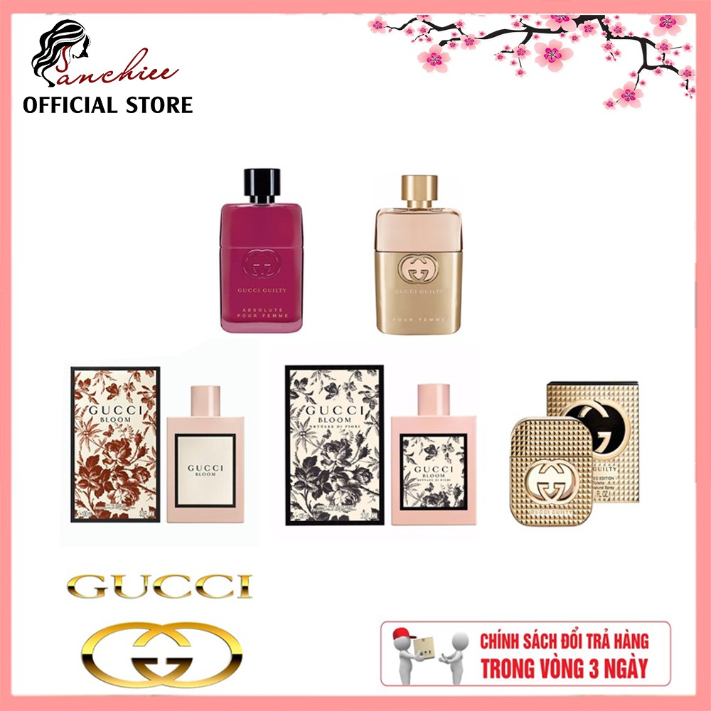 Full Version Nước Hoa Gucci Nữ Chính Hãng 5/10/20Ml Chọn Bộ Những Chai Nước Hoa Cho Mua Hè Nóng Bỏng
