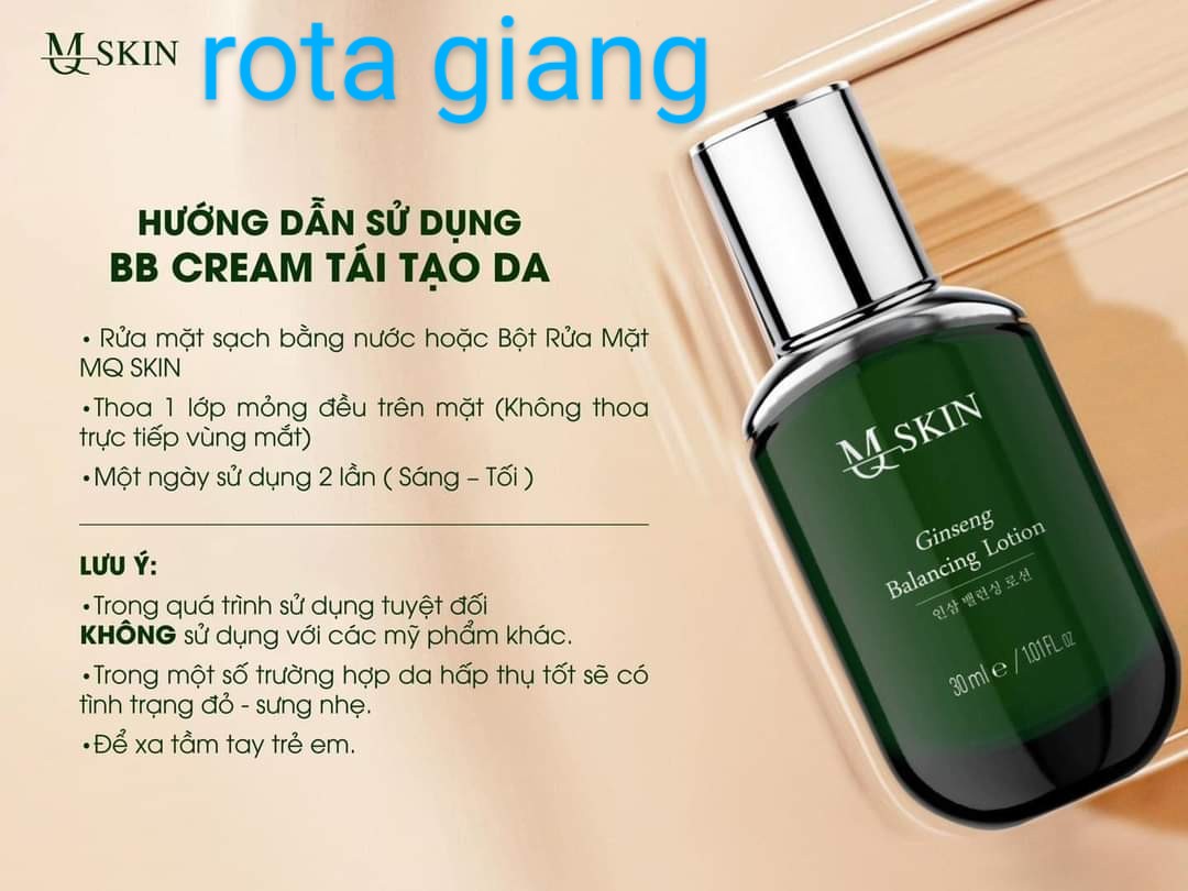 Mỹ Phẩm Bb Cream Tái Tạo Da Nhân Sâm - Rota Giang Chính Hãng