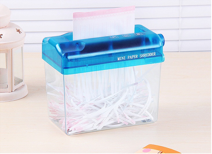[HCM]Máy Hủy Giấy Cầm Tay Mini A4 3 Trong 1 Hộ Gia Đình Của Nhãn Hiệu Shredder Tệp Tài Liệu Thẻ Tín Dụng CD Dụng Cụ Máy Cắt Cho Gia Đình