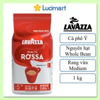 Cà phê Ý Lavazza Rossa nguyên hạt Whole Bean gói 1kg [Hàng Mỹ]