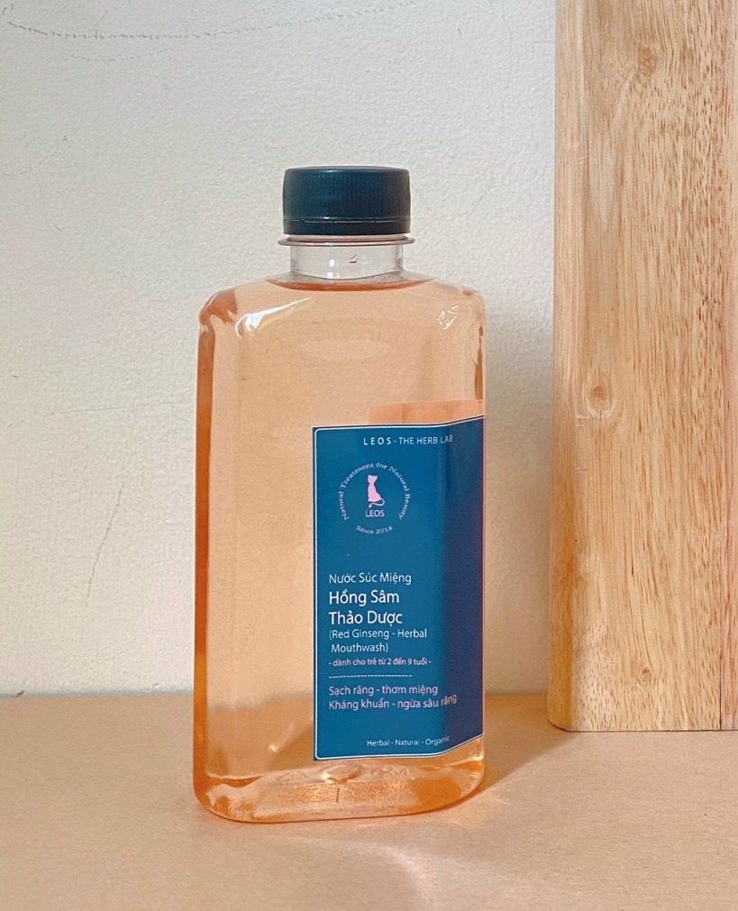 Nước Súc Miệng Hồng Sâm Thảo Dược Bảo Vệ Men Răng Phòng Bệnh Nha Chu - Handmade By Leos - The Herb Lab
