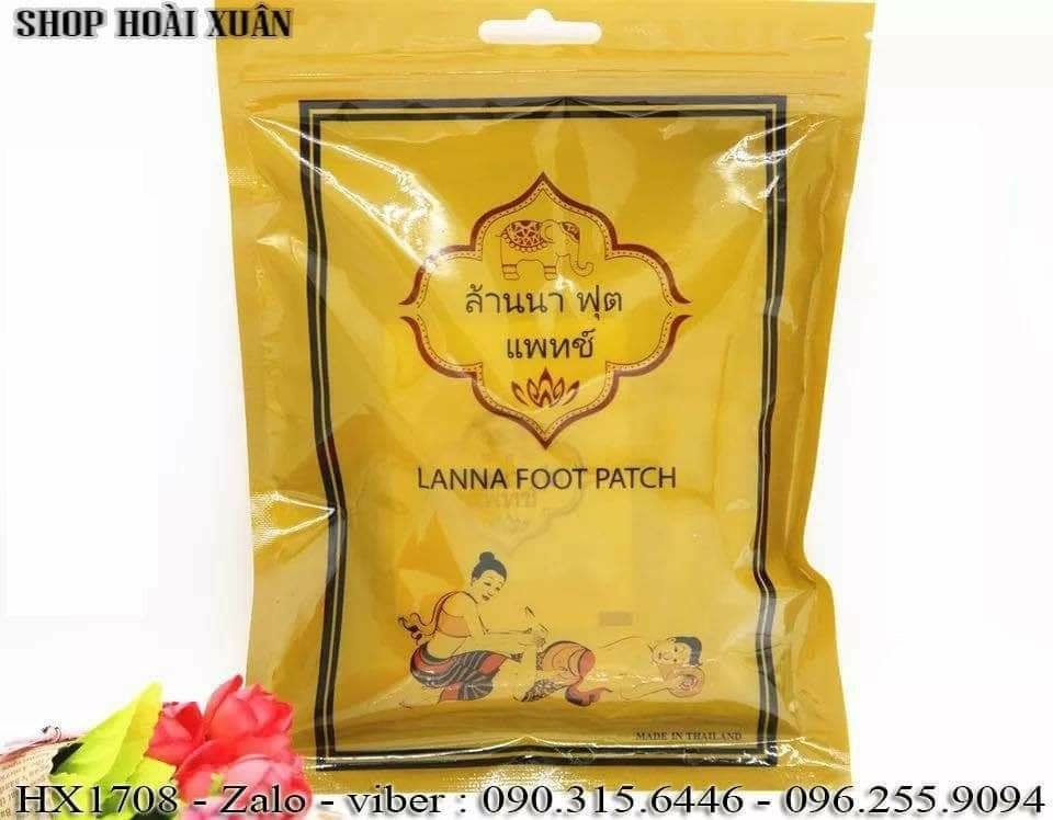 [Hcm]Miếng Dán Thải Độc Bàn Chân Lanna Foot Patch Thái Lan - Hx1708 - Tắm Và Chăm Sóc Cơ Thể - Chăm Sóc Bàn Chân - Mặt Nạ Chân