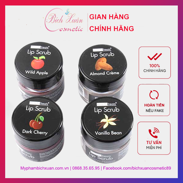 Son Tẩy Tế Bào Chết Môi Beauty Treats Lip Scrub 10G Mang Lại Đôi Môi Căng Mọng