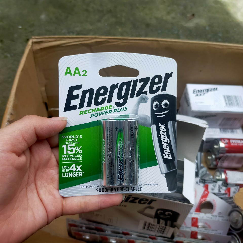 {HÀNG CHÍNH HÃNG} Pin sạc Energizer AA ( 2A ) 2000mAh vỉ 2 viên