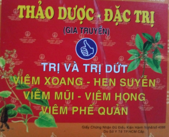 Thảo Dược Gia Truyền - Viêm Xoang - Hen Suyễn