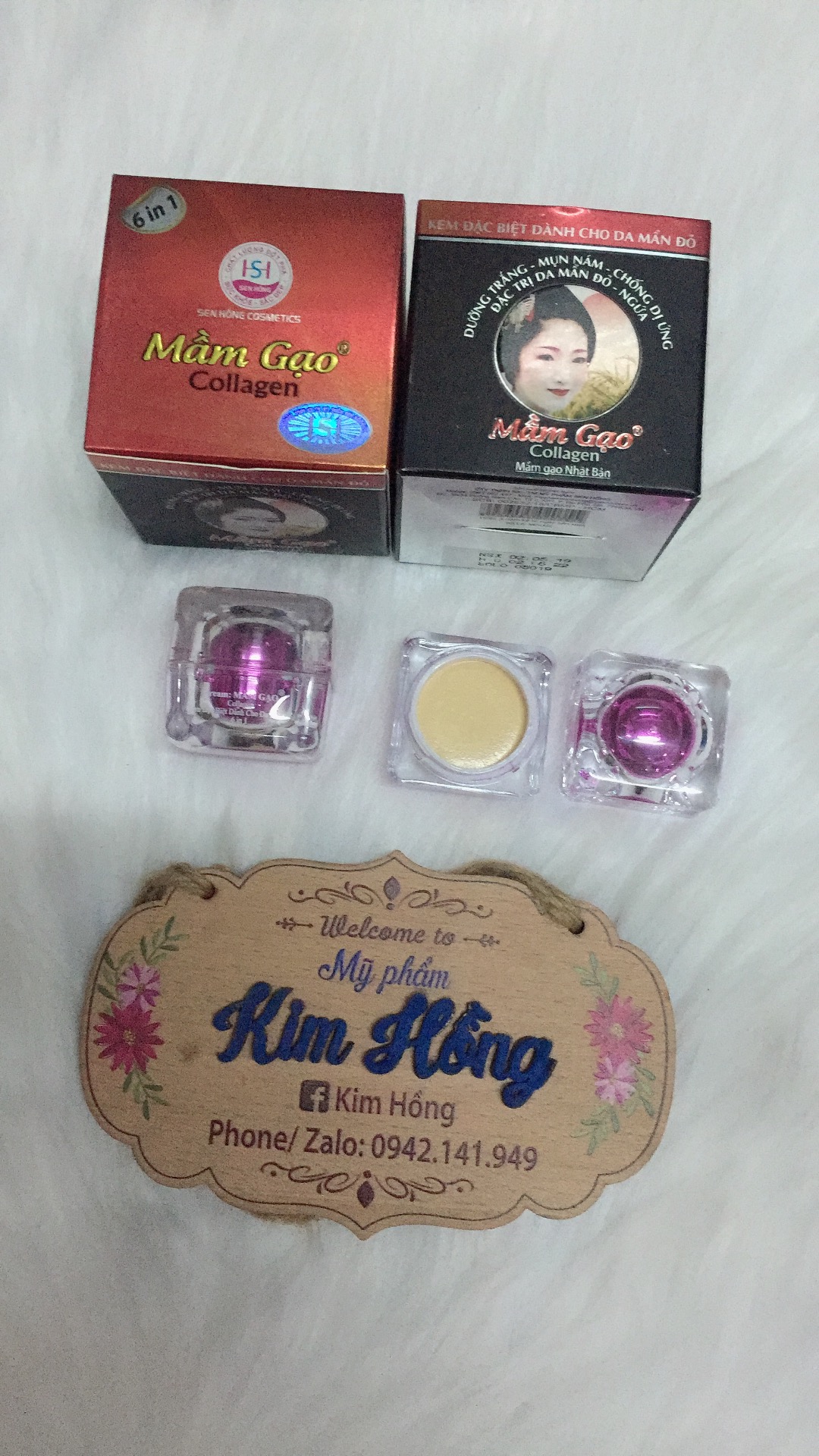 KEM MẦM GẠO Collagen Dành Cho Da Nhạy Cảm