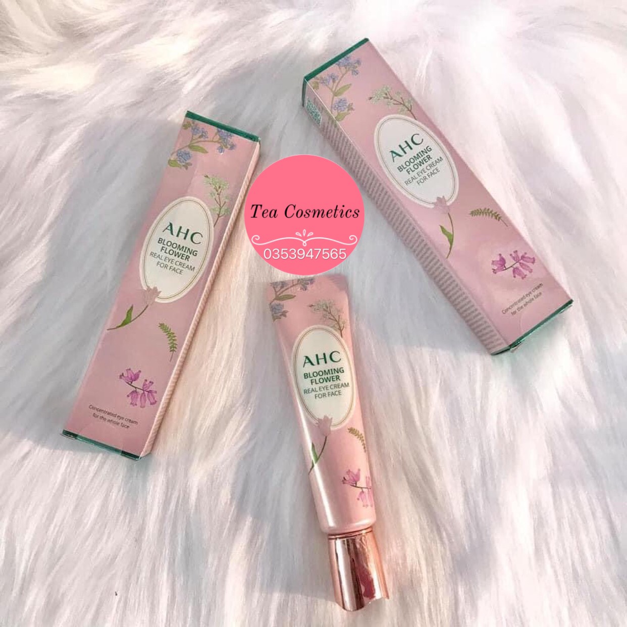Kem Dưỡng Mắt Ahc Blooming Flower Real Eye Cream For Face Mẫu Limited