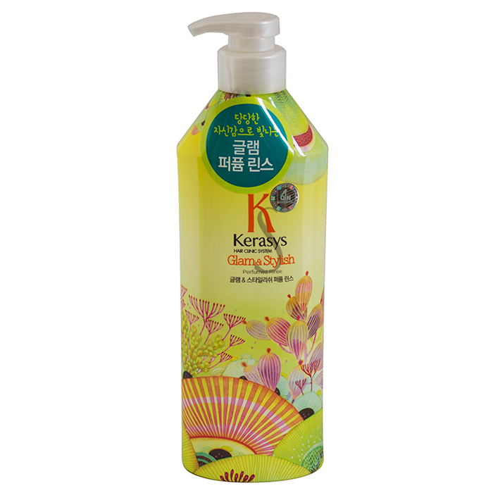 Dầu xả nước hoa tinh chất cây xạ hương và mẫu đơn Glam & Stylish Hàn Quốc 600ml - Hàng Chính Hãng