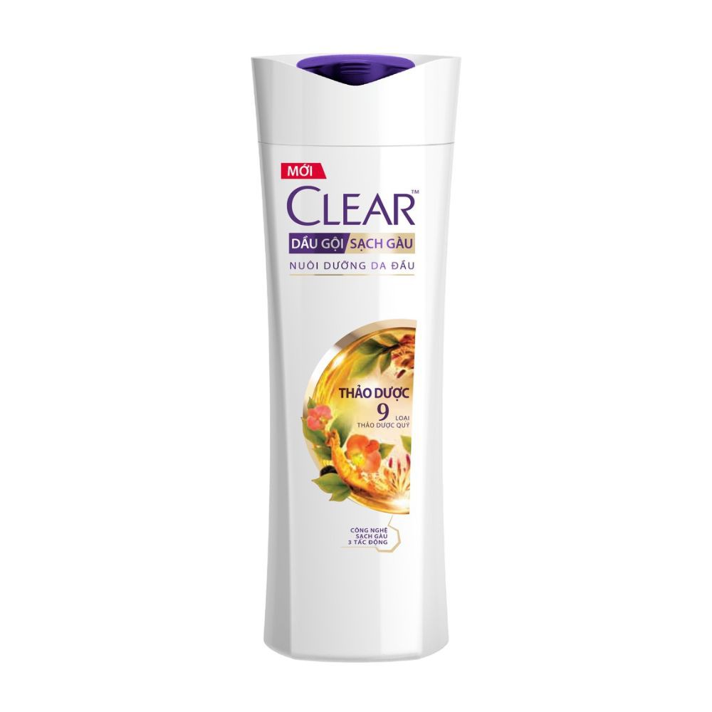 Dầu Gội Clear Chai 140g Dầu Gội Thảo Dược Clear Ngăn Ngừa Dụng Tóc Không Gàu Không Ngứa Loại mới ( 137ml )