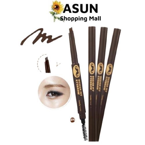 [Hcm]Chì Kẻ Mày 2 Đầu Designing Eyebrow Pencil T H E F A C E S H O P (2 Màu)