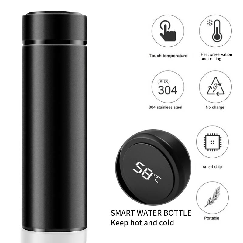 Bình giữ nhiệt Lock&lock Vacuum Bottle dung tích 500ml Ruột làm bằng Inox 304 nắp nhựa không chứa BP