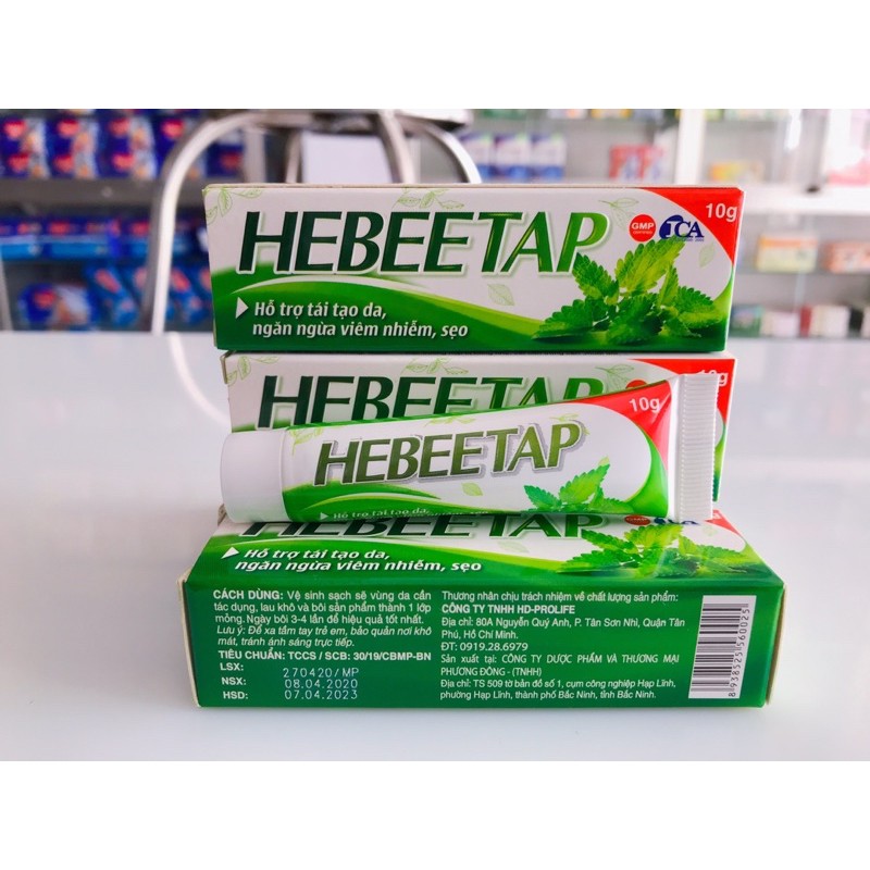 [HCM]NGĂN NGỪA VIÊM SẸO HỖ TRỢ TÁI TẠO DA HEBEETAP