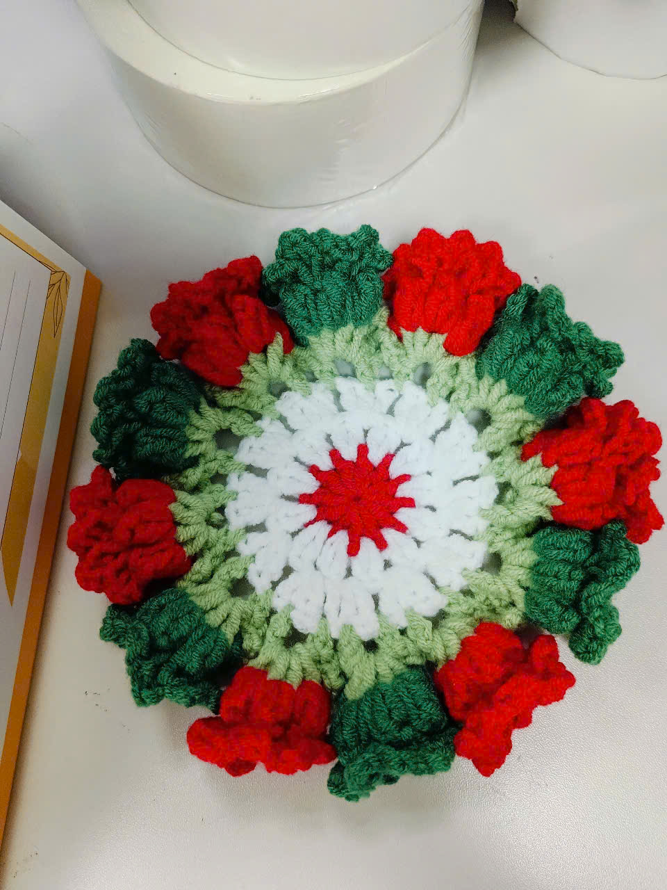 Lót ly len hình hoa chuông giá rẻ