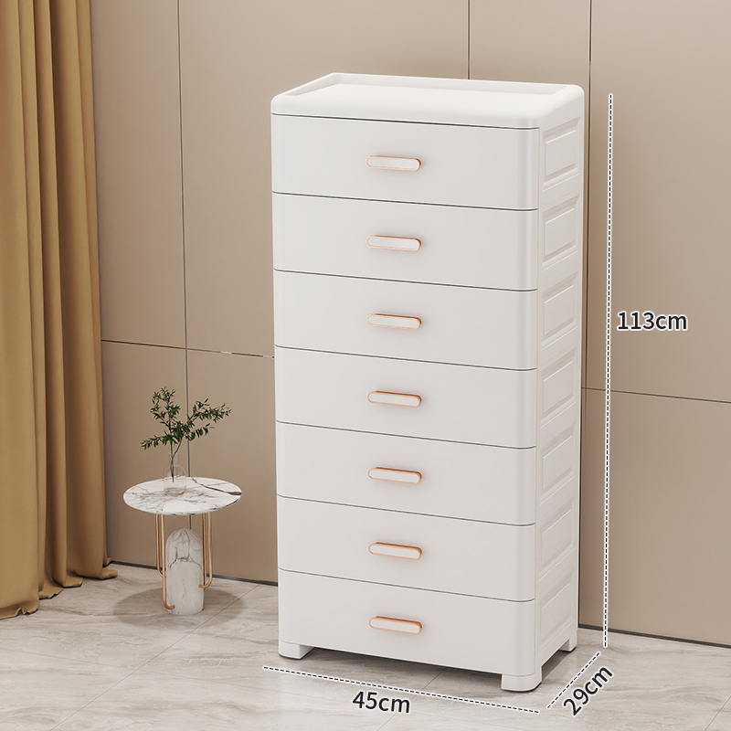 Tủ nhựa đựng quần áo Xinh đẹp tủ quần áo mini 4-7tầng tủ để đồ cho bé sơ sinh Có bánh xe tủ đựng quầ
