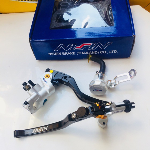 Cặp tay thắng nissin trái phải full bình dầu gắn được mọi loại xe . DoChoiXeMay