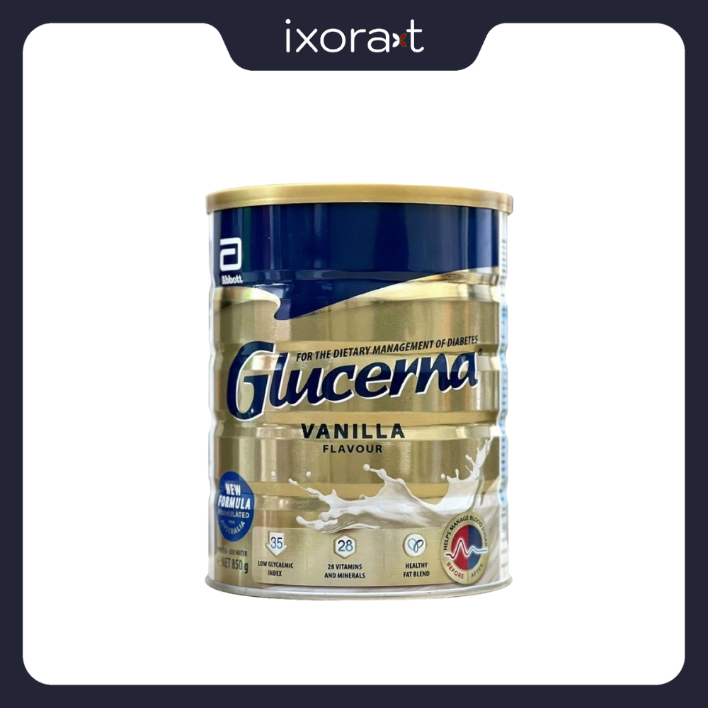 Sữa Glucerna Úc dành cho người tiểu đường hương Vanilla 850G