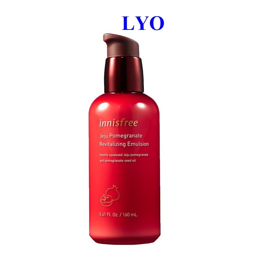 Sữa Dưỡng Ngăn Ngừa Lão Hóa Từ Tinh Chất Lựu Đỏ Innisfree Jeju Pomegranate Revitalizing Emulsion 160 Ml.