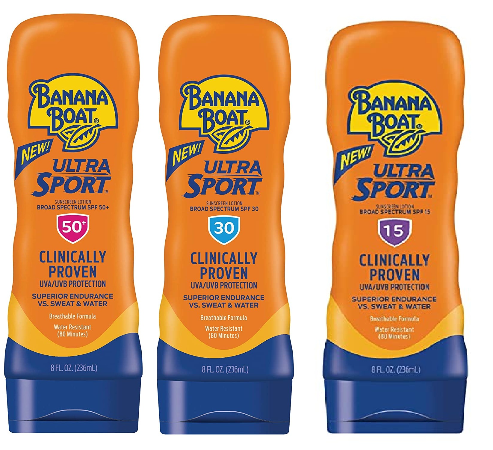 Kem Chống Nắng Thể Thao Kháng Nước Banana Boat Ultra Sport Sunscreen Lotion Spf 15/30/50+ 236Ml (Mỹ)