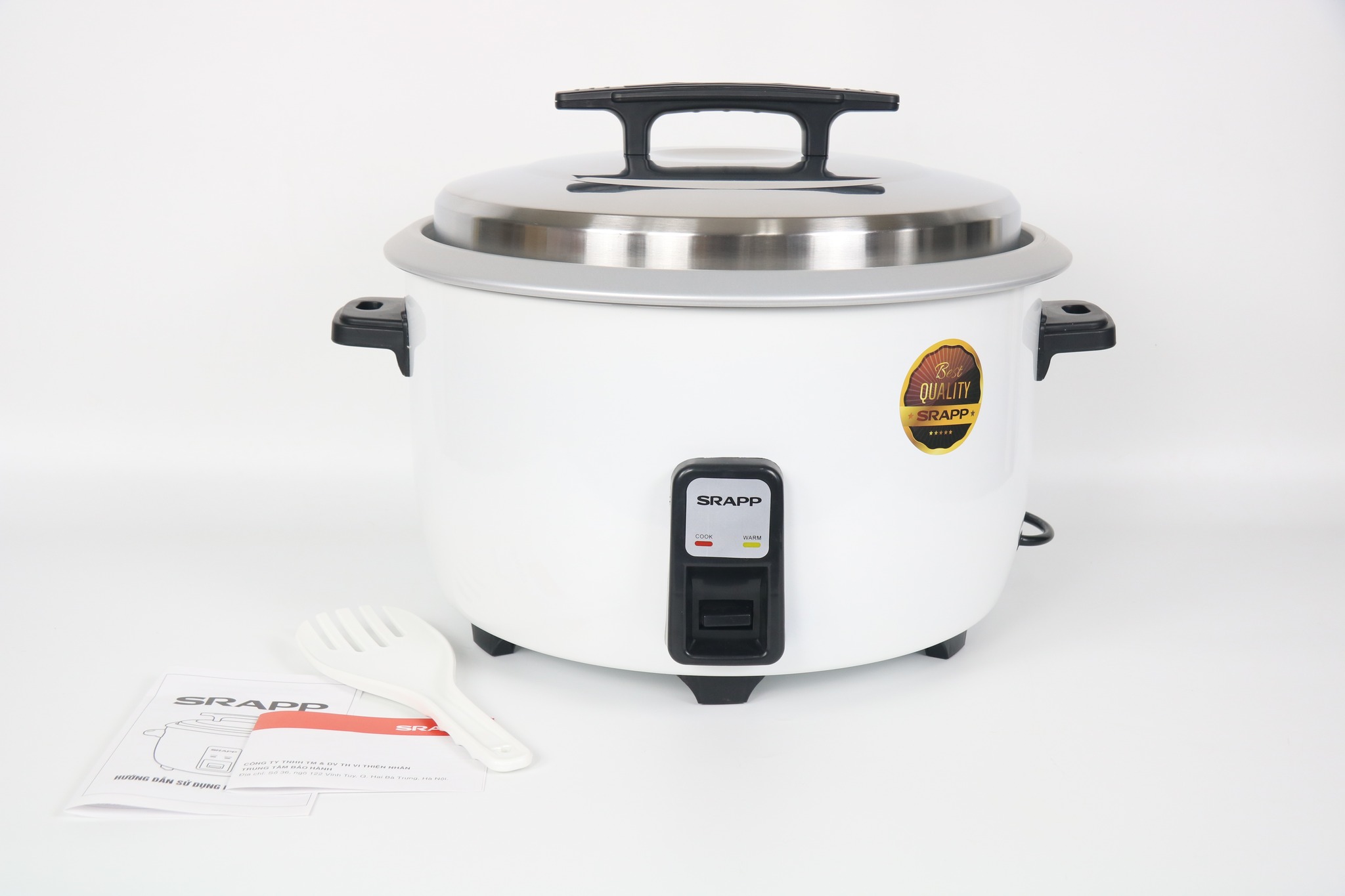 Nồi cơm điện công nghiệp SRAPP SH-NC858 (3000) 8.5 lít công suất 3000W - Bảo hành 12 tháng