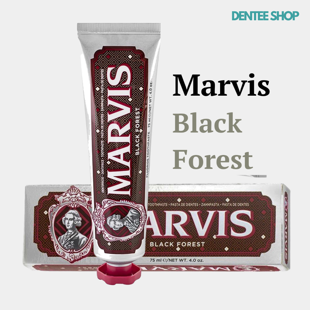 Kem đánh răng Marvis Black Forest hương bạc hà socola trái cây rừng 75ml