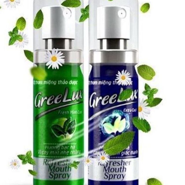 Xịt thơm miệng GreeLux 12ml giúp tự tin trong giao tiếp an toàn khi sử dụng
