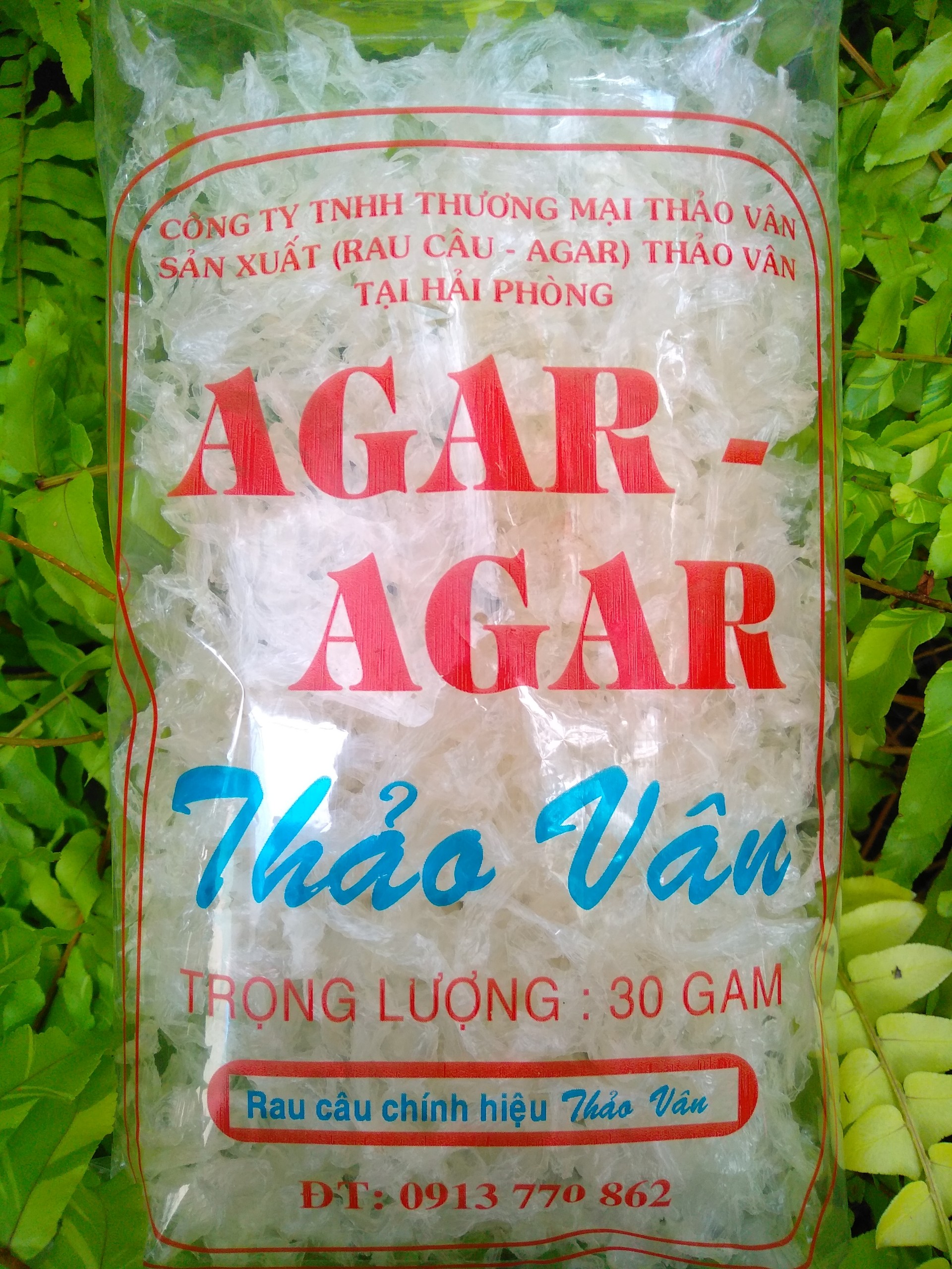 [combo 5gói x 30gr/gói] Rau câu sợi Thảo Vân: làm rau câu sợi giòn gỏi chay/mặn ăn kiêng: Ketto das.