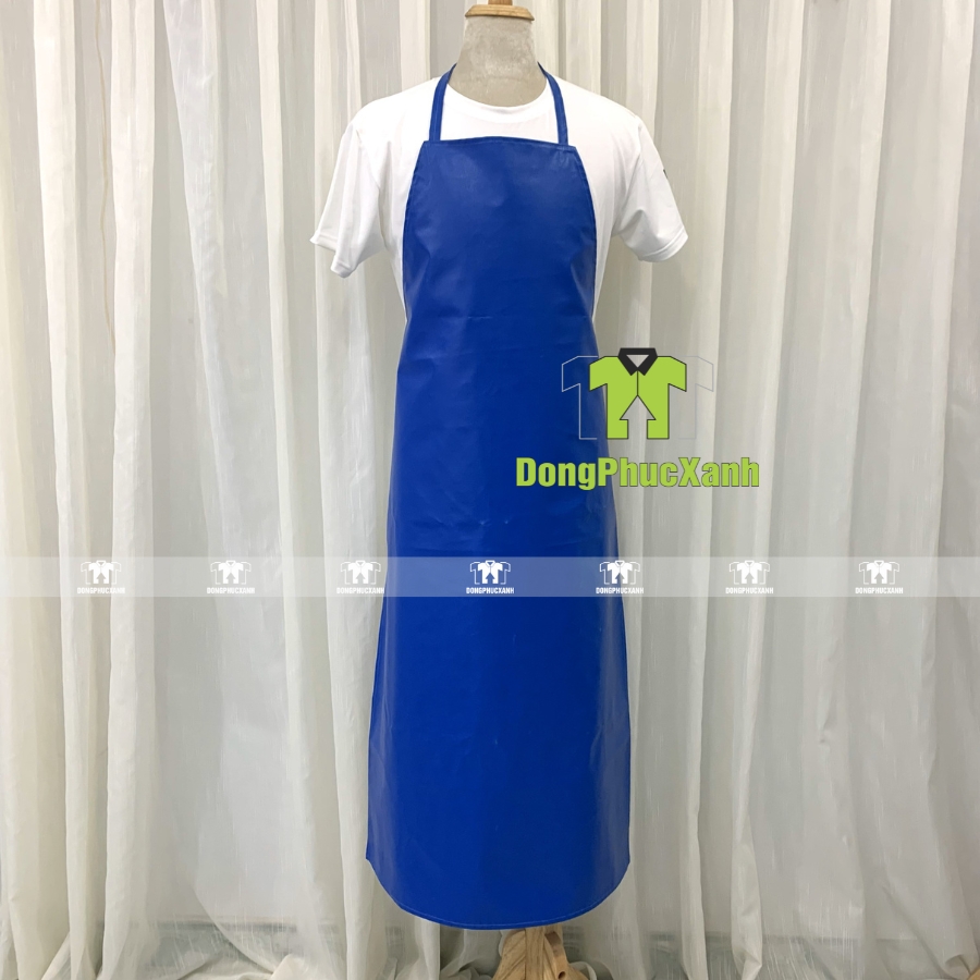 Tạp Dề Yếm Nhựa PVC Simili Chống Thấm Nước