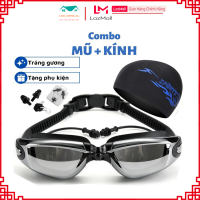 Kính Bơi Chính Hãng Tráng Bạc Chống Tia UV Tặng Kèm Mũ Bịt Tai Chống Nước An Toàn Sử Dụng Cho Trẻ Em Và Người Lớn Từ 8 Tuổi Trở Lên Bảo Hành 1 Năm