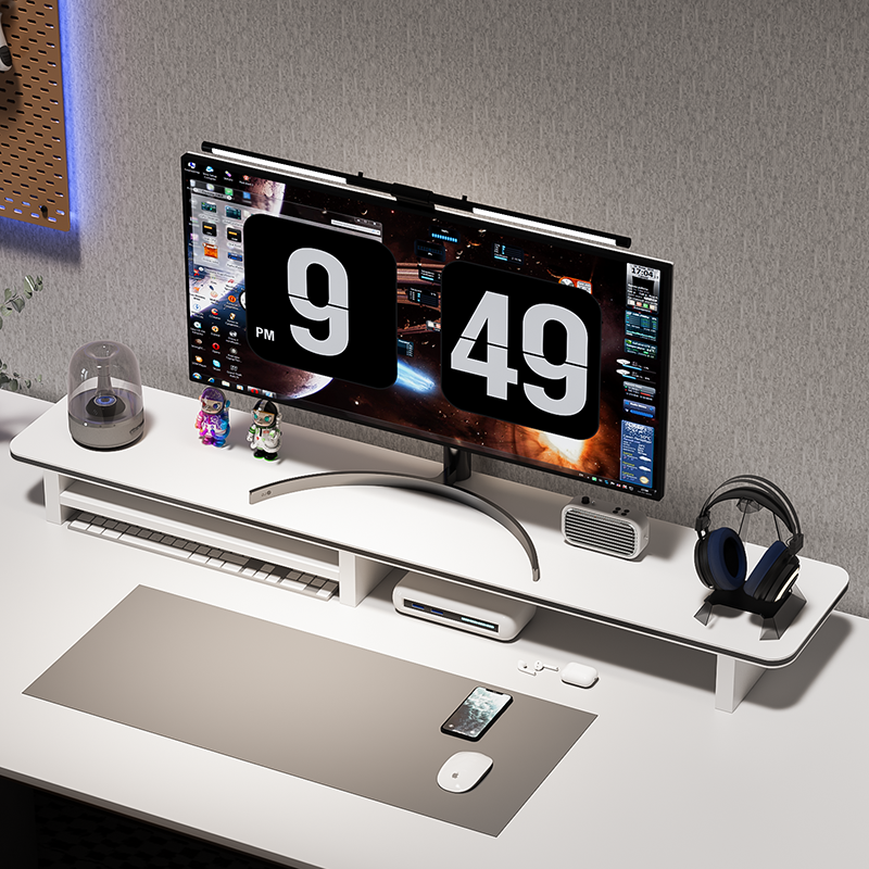 Kệ để màn hình máy tính PC đa năng decor bàn làm việc góc gaming cực chill GA28/GA35