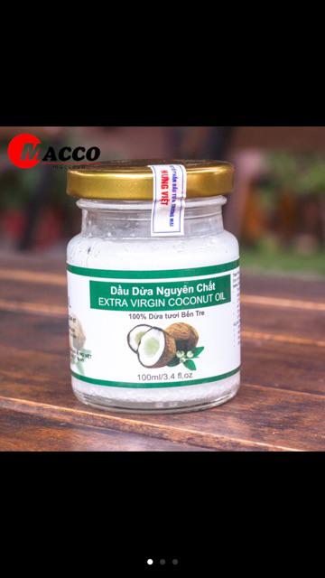 Dầu dừa nguyên chất extra virgin coconut oil hũ sáp 50ml- hũ lỏng100ml