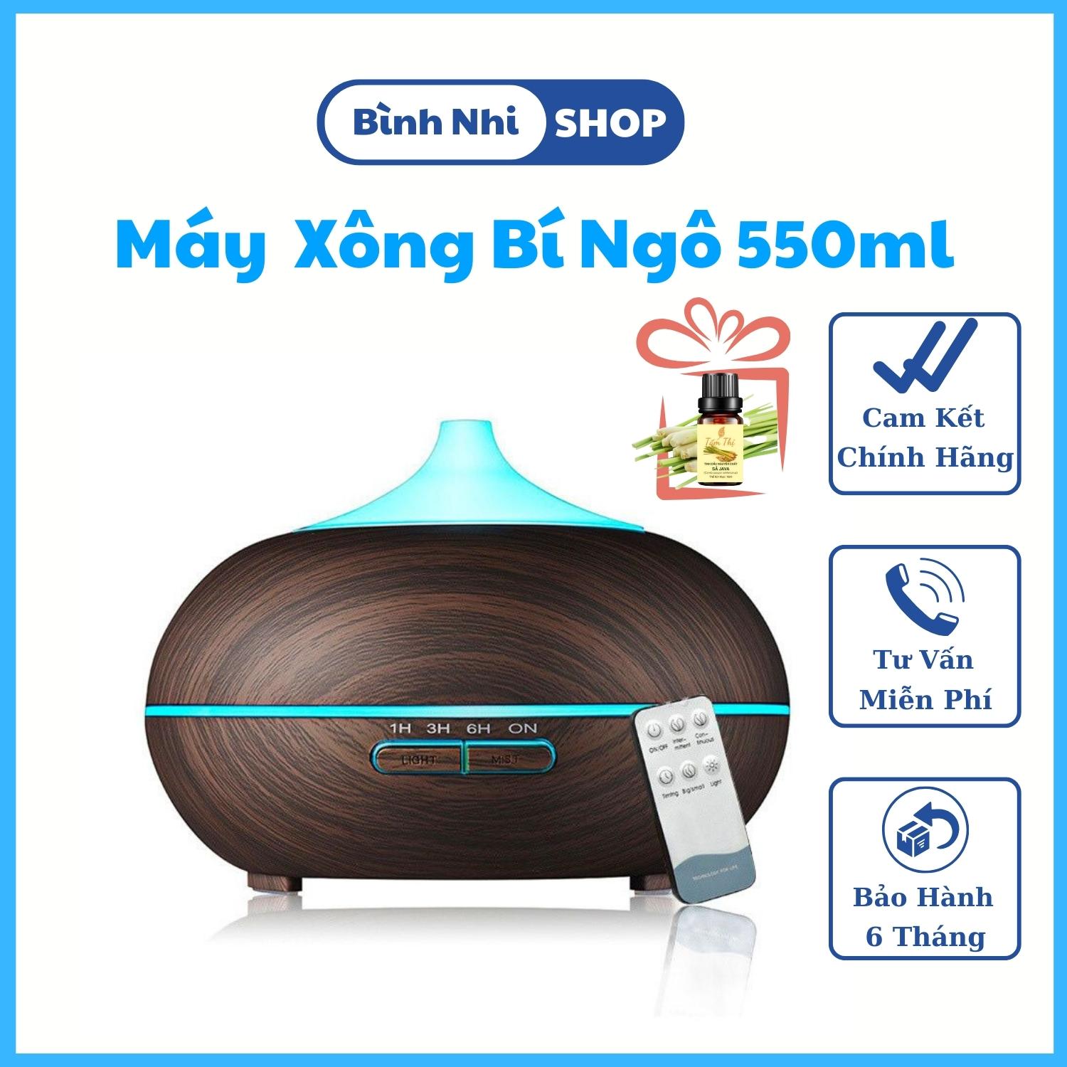 (Tặng 1 Tinh Dầu ) Máy Xông Tinh Dầu Phòng Ngủ Aroma Cao Cấp Đèn Xông Tinh Dầu Đuổi Muỗi Khuếch Tán 