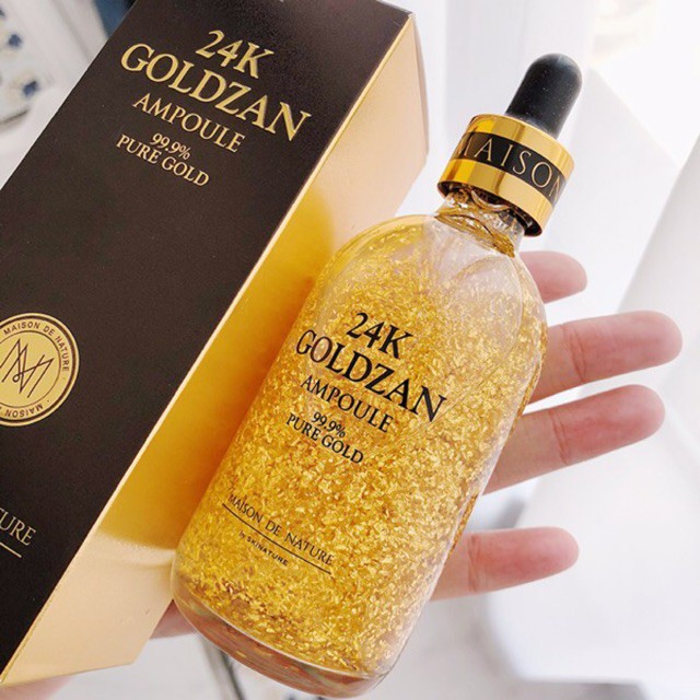 [Hcm]Serum Tinh Chất Vàng 24K Goldzan Vàng Tan 100Ml Cải Thiên Nếp Nhăn Chống Lão Hóa