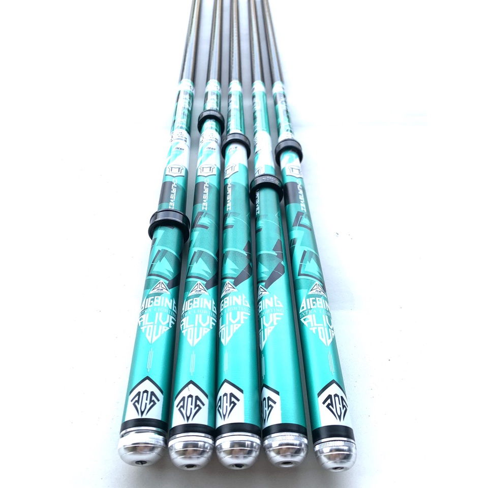 Cần Câu Đài cao cấp AIGBING 5h 6h ( tặng kèm nhẫn và ngọn phụ )  xoay 360 độ  bịt lóng đầu  vòng chố