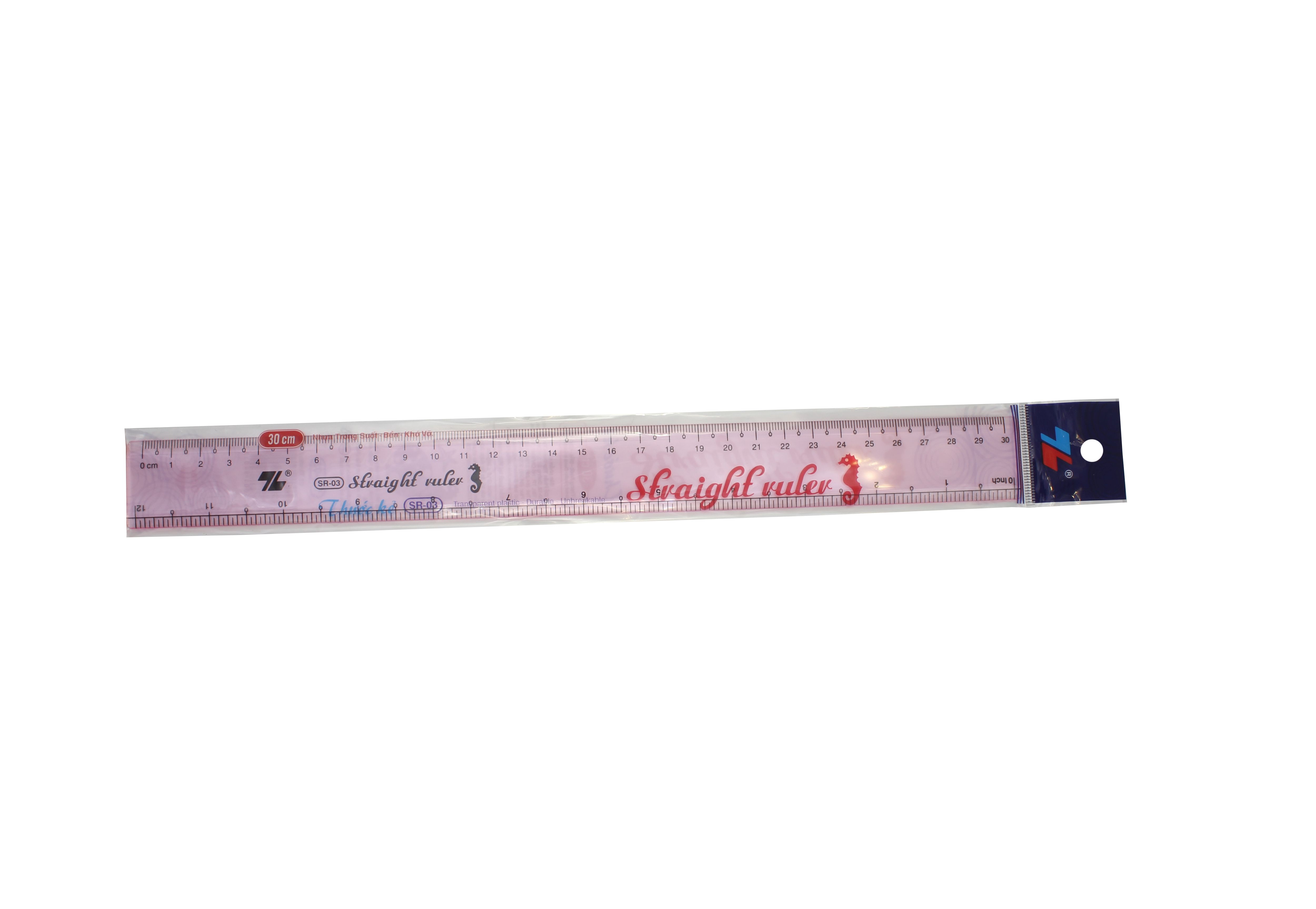 Thước kẻ học sinh cứng dẻo 20cm - 30cm chất lượng tốt SUKADO