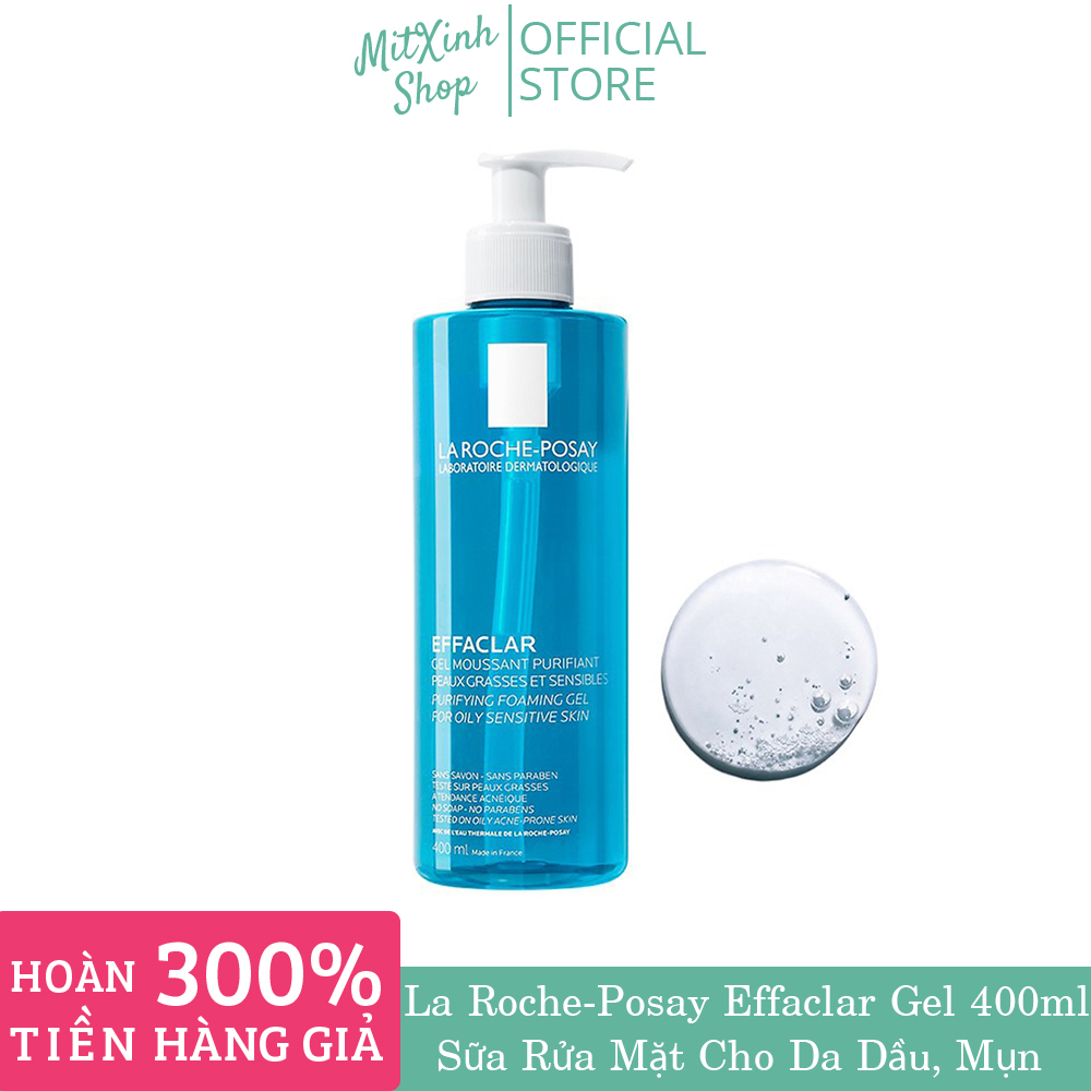Sữa Rửa Mặt La Roche Posay Cho Da Dầu Mụn Nhạy Cảm La Rocheposay Effaclar Purifying Foaming 400 ml