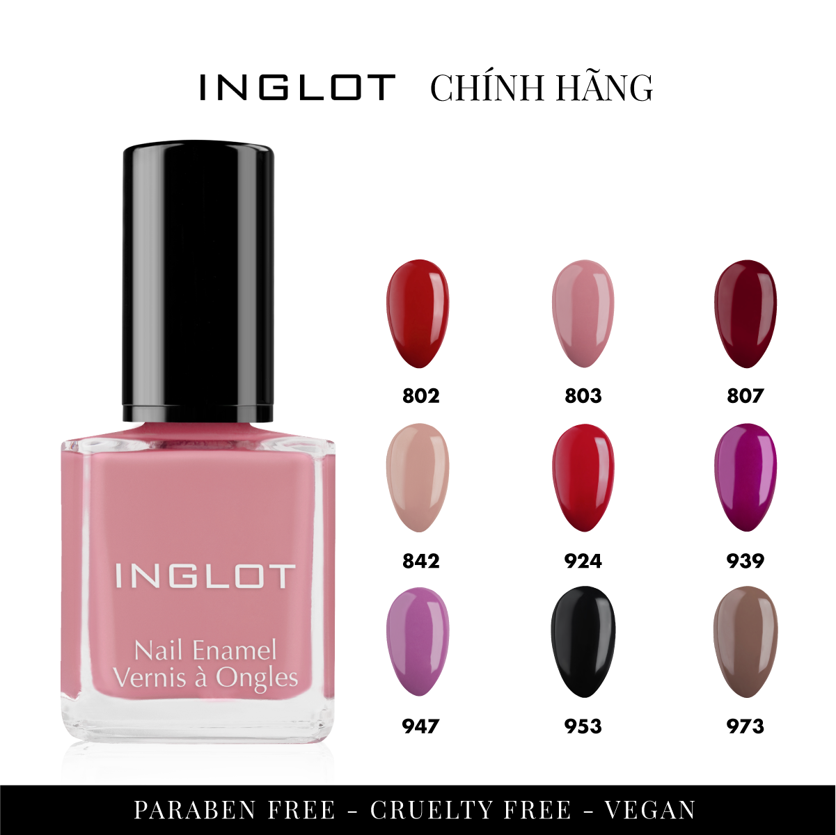 Inglot Sơn Móng Tay Nail Enamel 15Ml