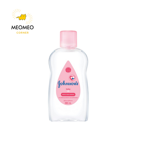 Dầu mát xa dưỡng ẩm cho bé Johnsons baby oil pink