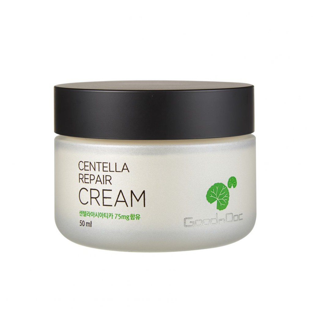 Kem Dưỡng Trắng Da Rau Má Goodndoc Centella Repair Cream 50Ml