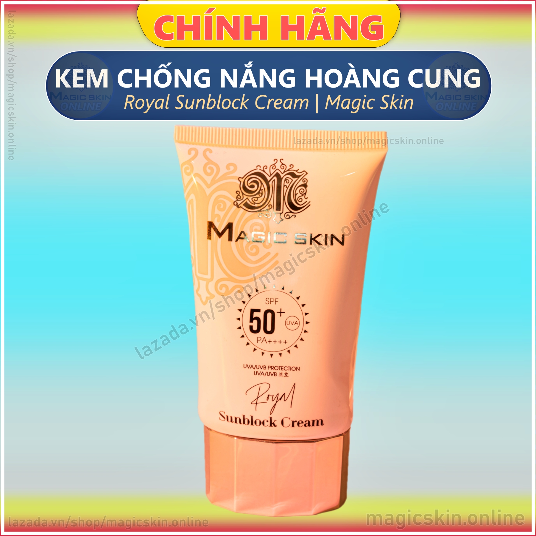 Kem chống nắng MỚI Magicskin 👍 Kem chống nắng thảo dược Hoàng cung ✔ CHÍNH HÃNG Kem chống nắng MỚI Magicskin 👍 Kem chống nắng thảo dược Hoàng cung ✔ CHÍNH HÃNG
