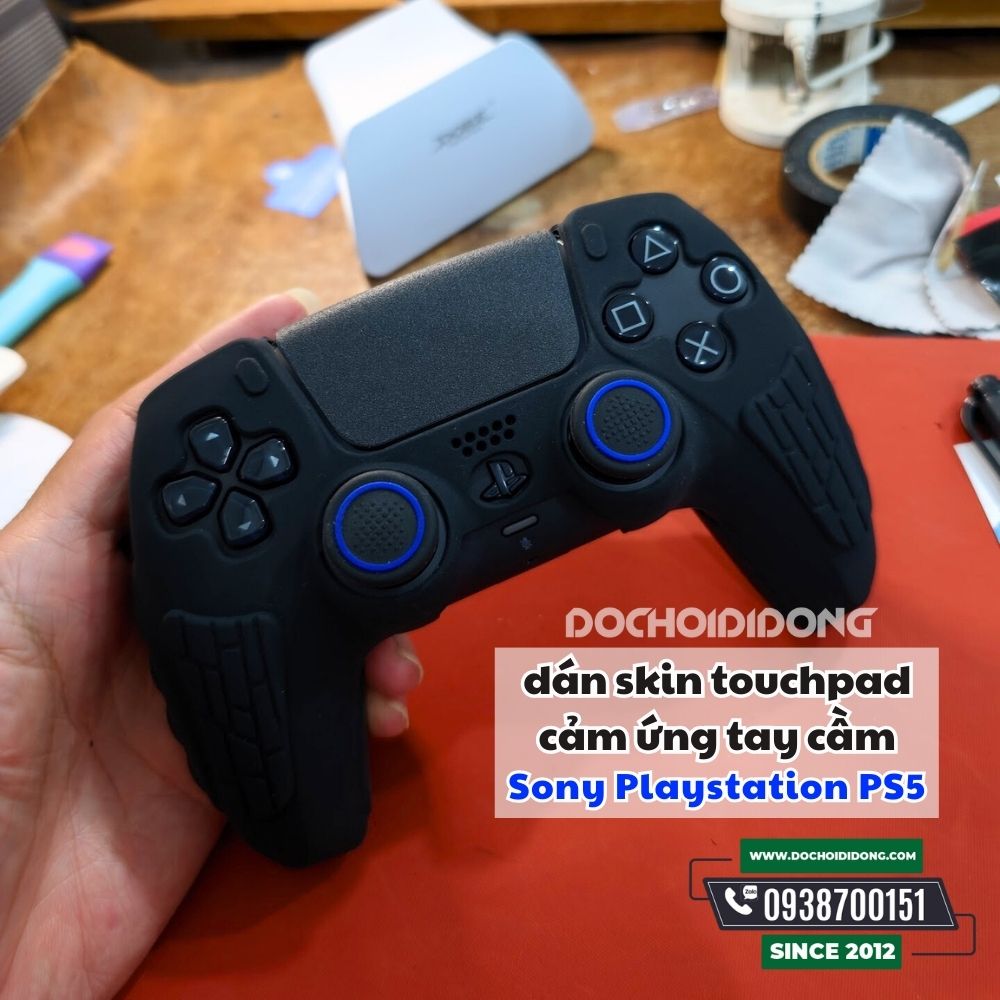 Miếng Dán Skin Đổi Màu Skin Touchpad Cảm Ứng Tay Cầm Sony Playstation PS5 Cao Cấp