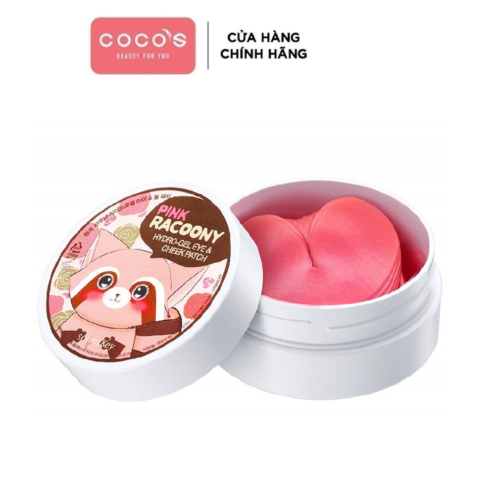 Mặt Nạ Secret Key Pink Racoony Hydro Gel Eye & Cheek Patch 90G