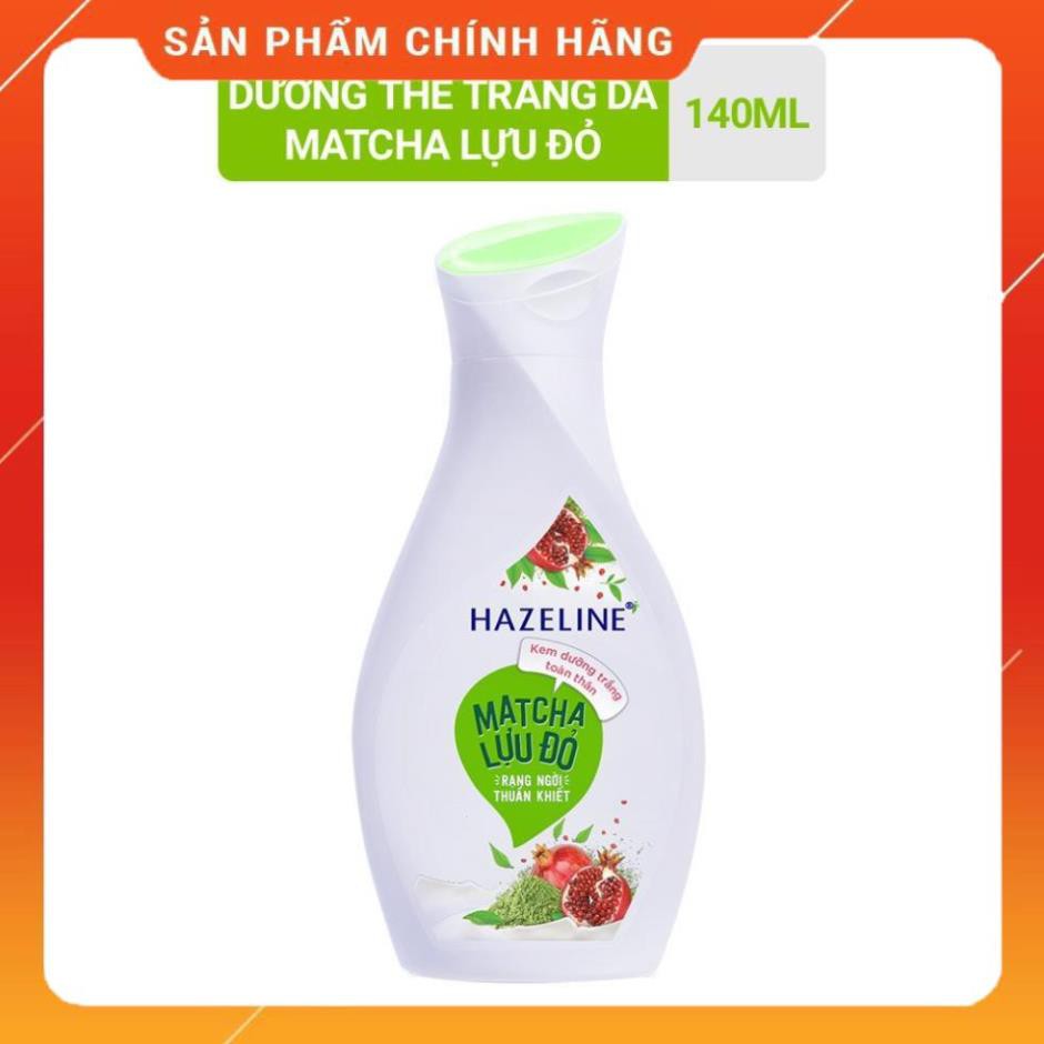 Sữa Dưỡng Thể Hazeline Dưỡng Trắng Da Matcha Lựu Đỏ 67183438 (140Ml)