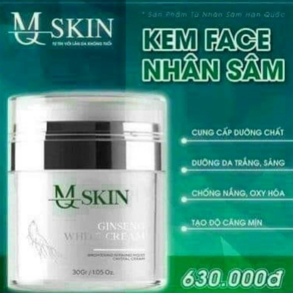 kem face nhân sâm MQ skin