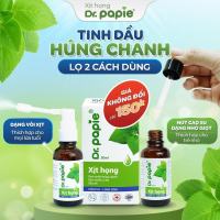 [DATE 2028] Xịt Họng Dr.Papie Dịch Chiết Húng Chanh Hỗ Trợ Giảm Ho Tăng Sức Đề Kháng Đường Hô Hấp 30ml Cho Bé và Người Lớn