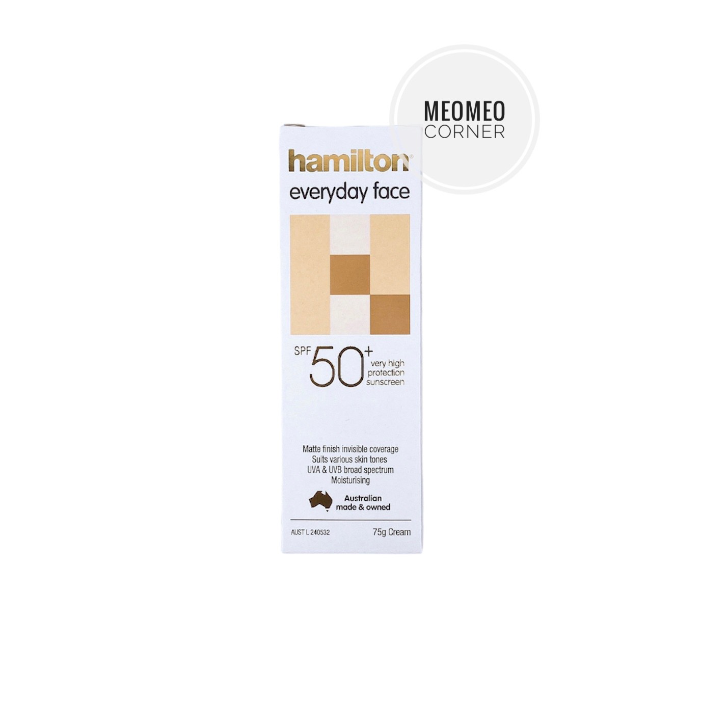 Kem Chống Nắng Hamilton Spf 50+ Úc 75G