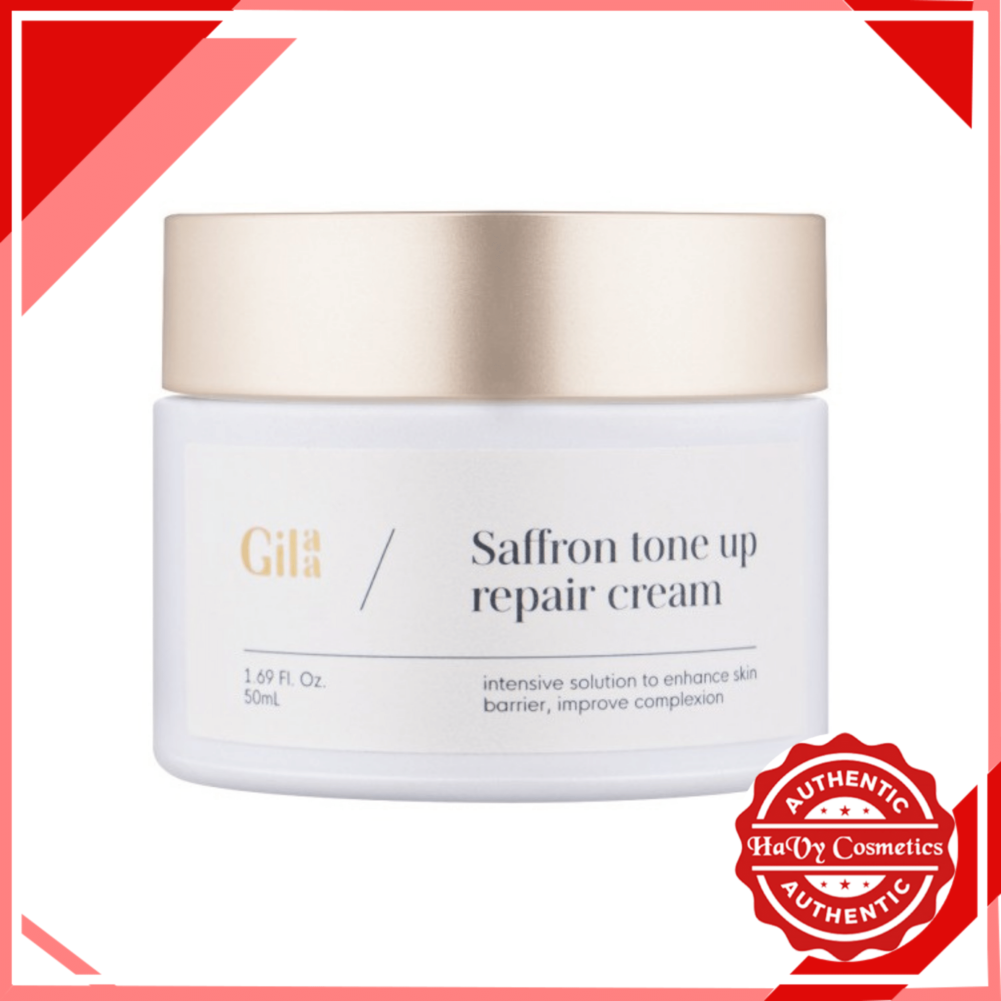 [Hcm]Kem Dưỡng Sạc Nước Và Phục Hồi Da Gilaa Saffron Tone Up Repair Cream 50Ml