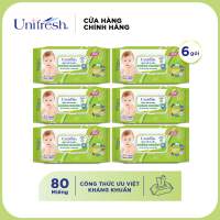 Combo 24 khăn ướt Unifresh/UniDry (gói 80 miếng)