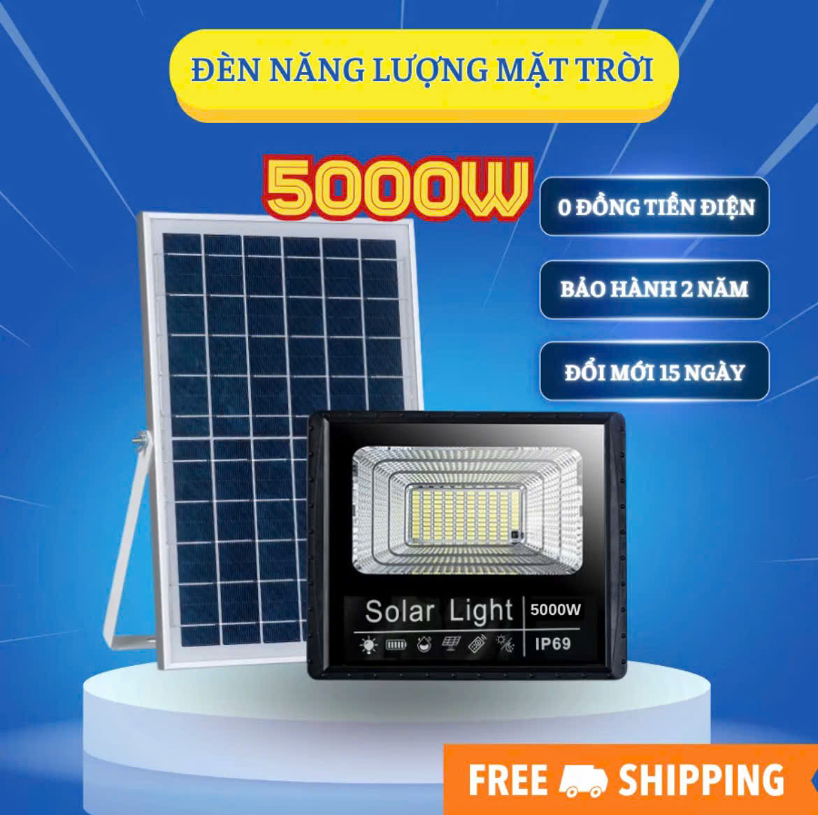 ĐÈN NĂNG LƯỢNG MẶT TRỜI SOLAR LIGHT 5000W Mới nhất 2025 -chỉ số chống nước IP69-Gía Sale chỉ còn:289k /1 bộ Thiết kế SIÊU BỀN –SIÊU SÁNG – LẮP ĐẶT ĐƠN GIẢN-Lắp đặt mọi nơi từ trong nhà sân vườn nhà kho nông trại ...