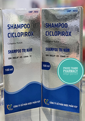 Dầu Gội Trị Nấm Ciclopirox [ 100Ml ]